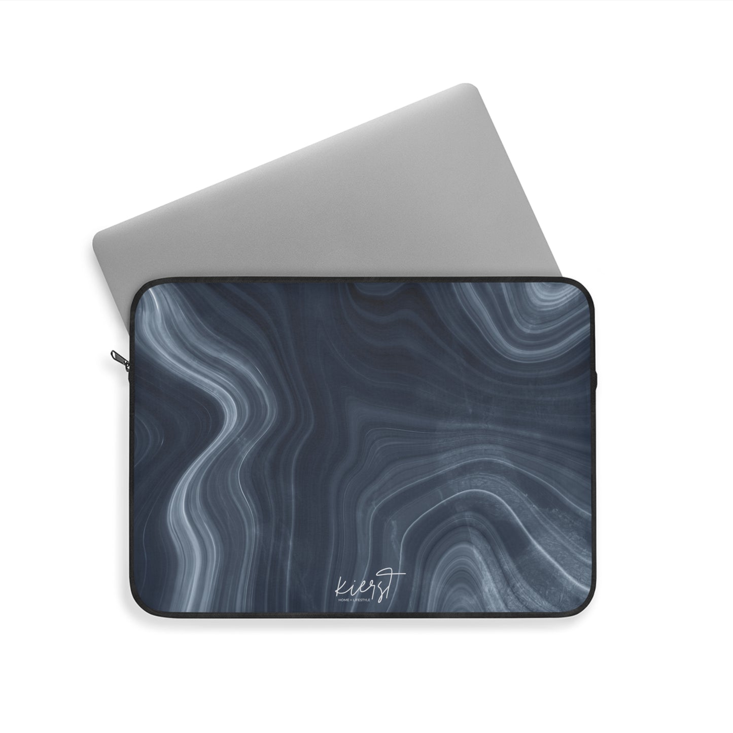 Navy Marble Laptop Sleeve