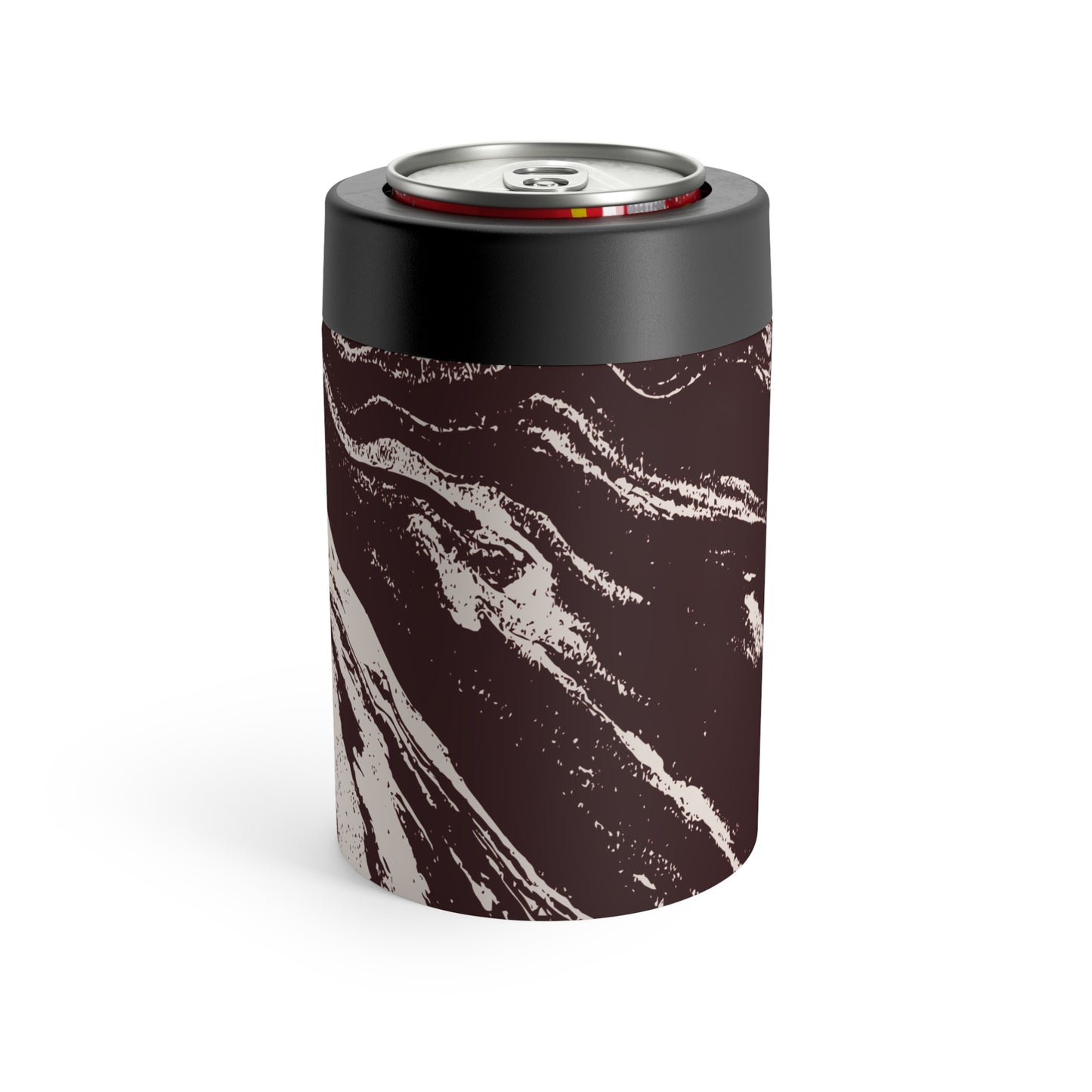 Cream Marble on Signature Velvet Noir Can Holder