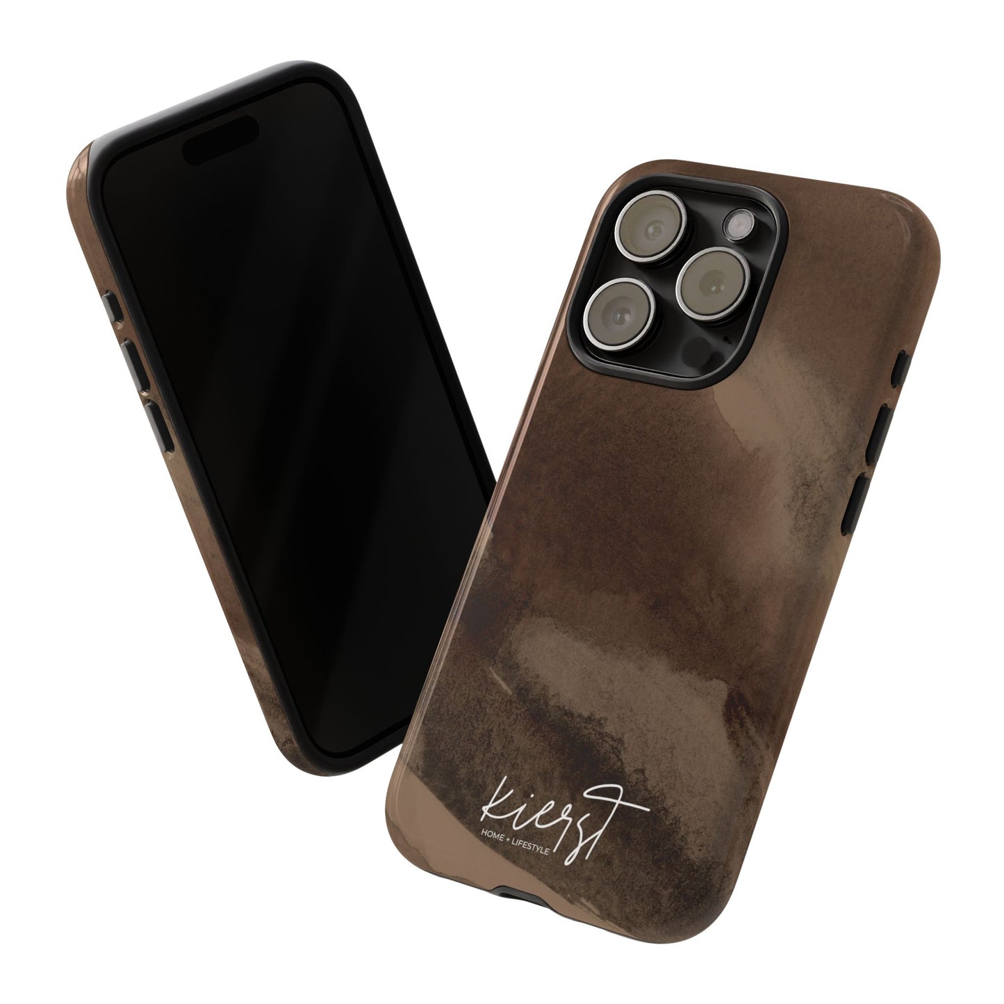Brown Abstract iPhone Case