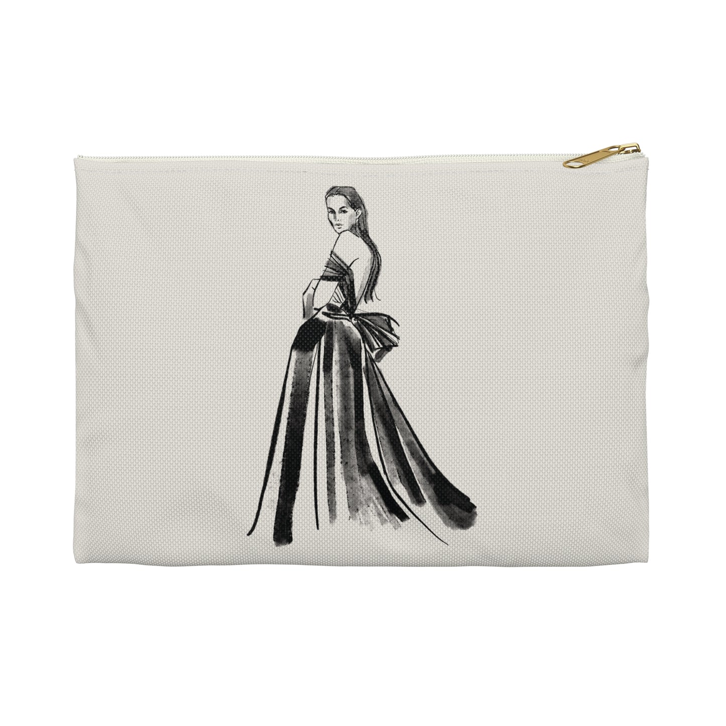 Fashion Illustration Accessory Pouch