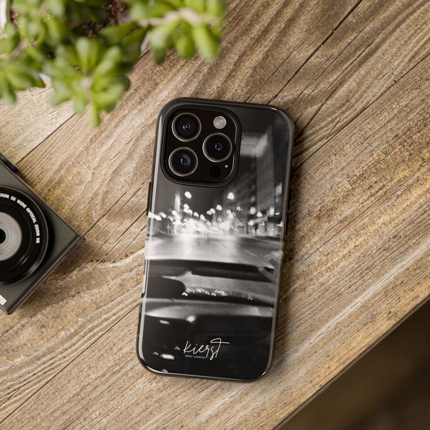 Faded Summer Nights iPhone Case | A Cinematic Blur of City Lights and Nostalgia