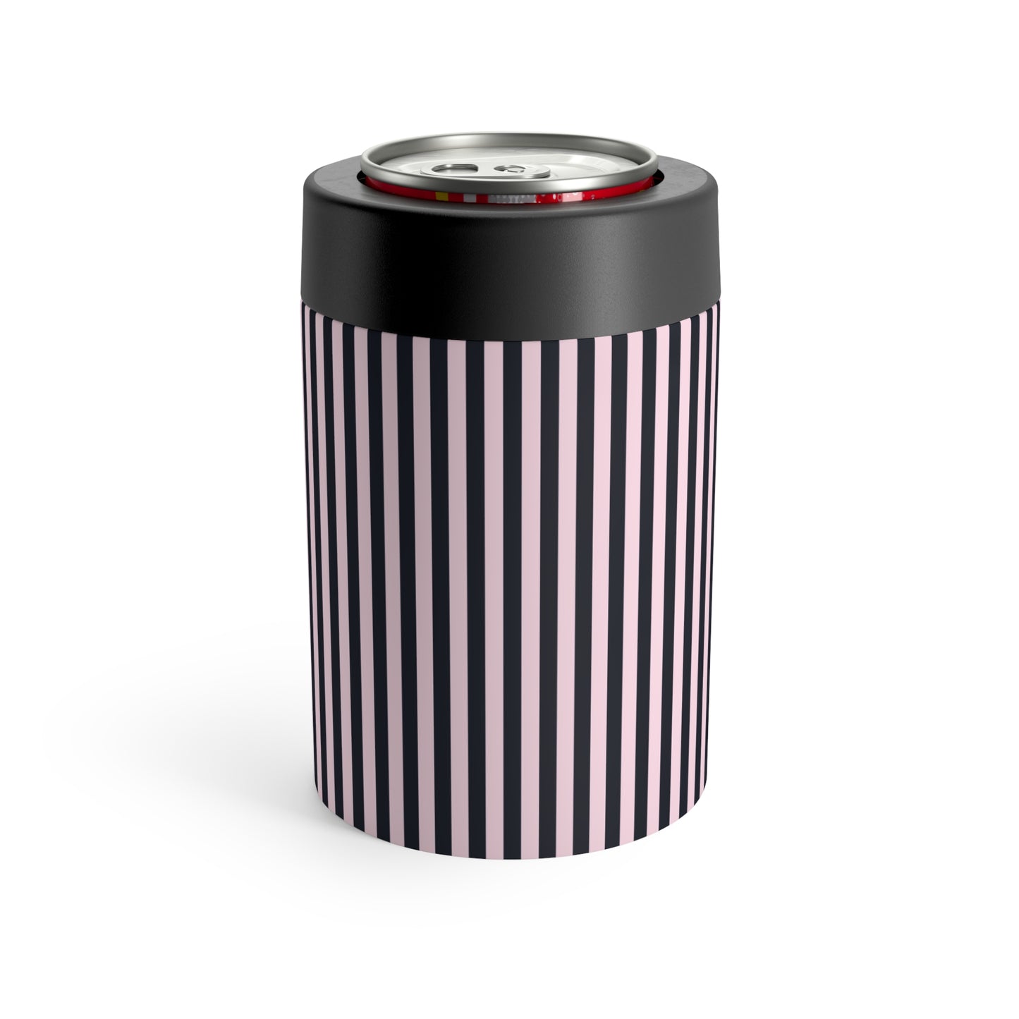 Signature Pink + Signature Storm Striped Can Holder