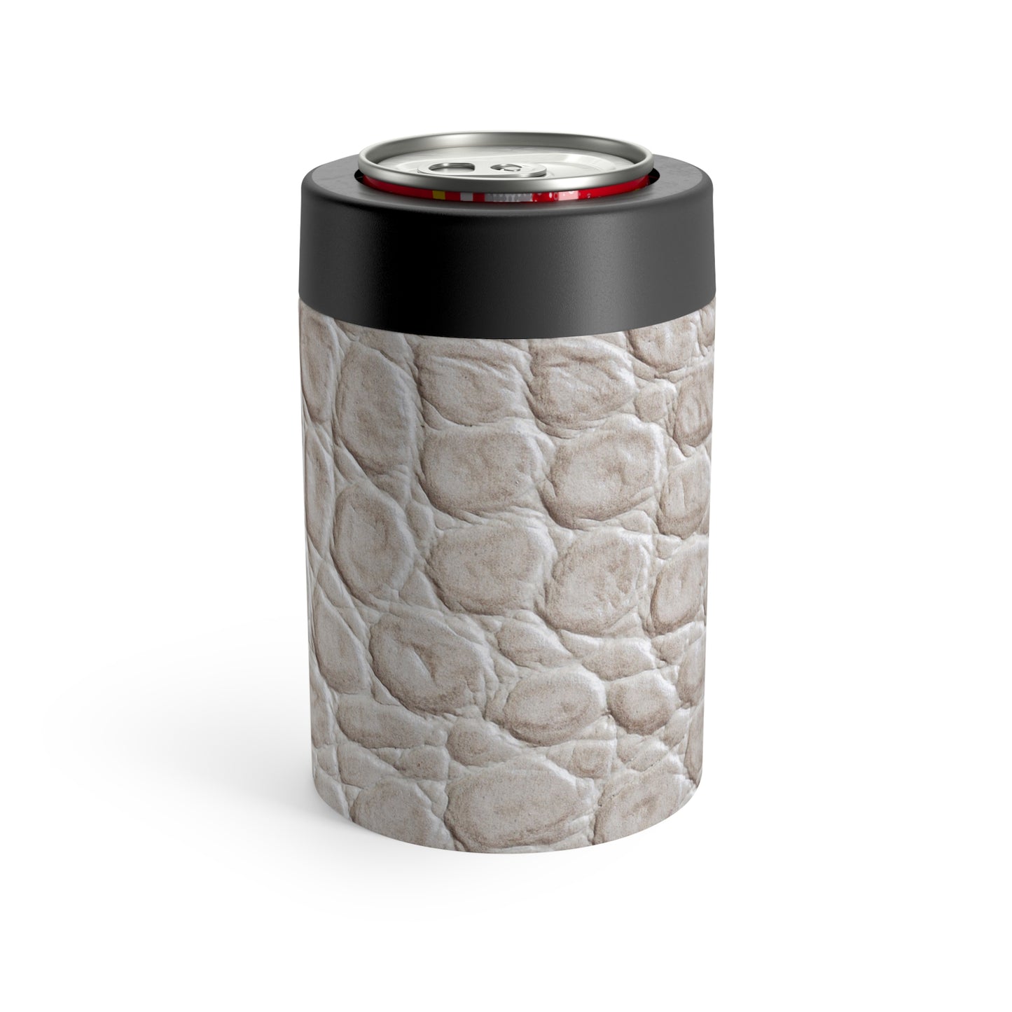Cream Reptile Print Can Holder