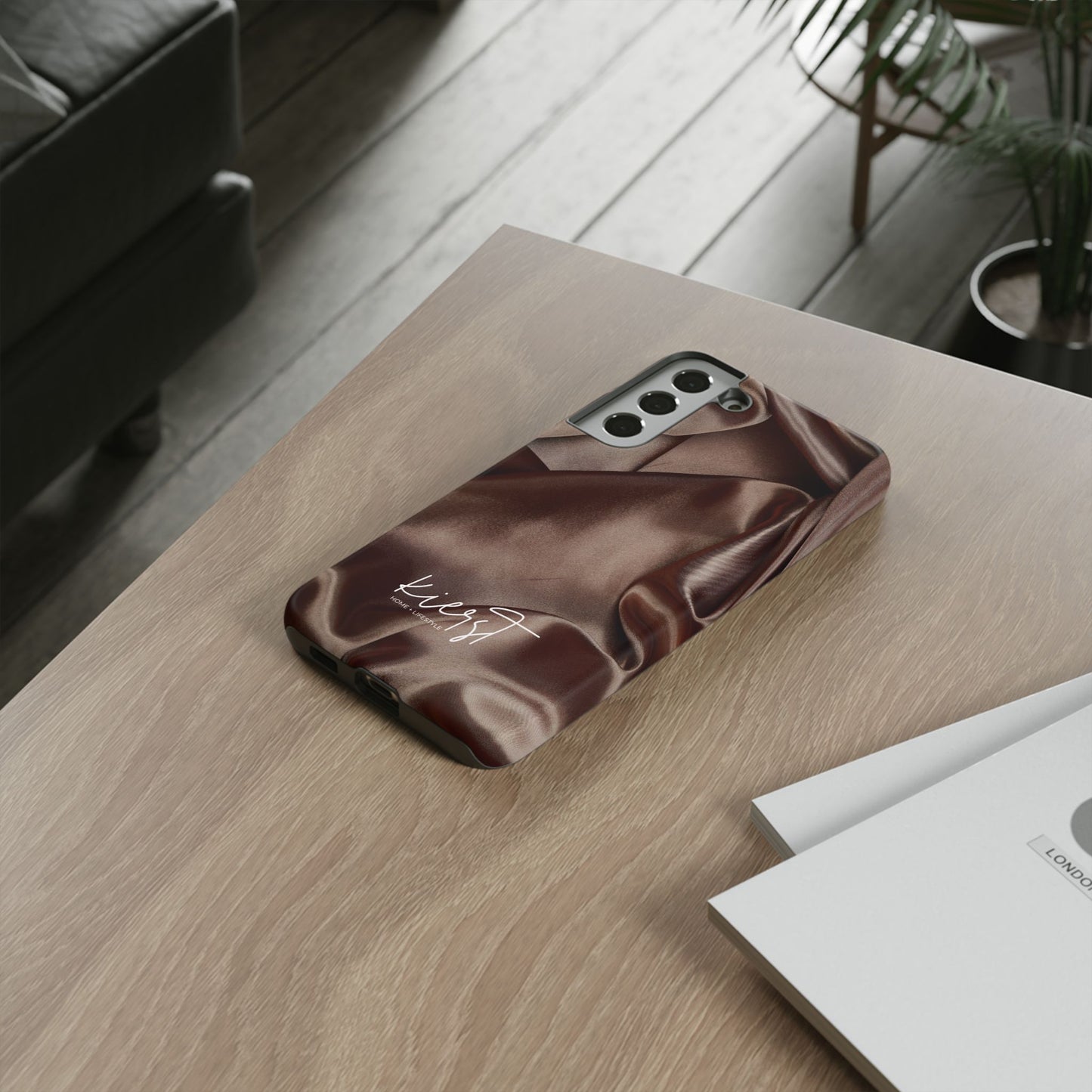 Chocolate Silk Print Samsung Galaxy Phone Case