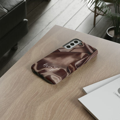 Chocolate Silk Print Samsung Galaxy Phone Case