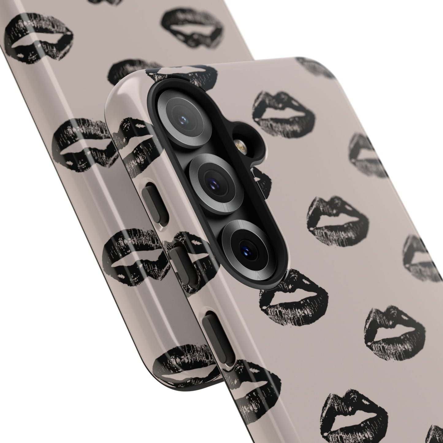 Black Lips and Oat Samsung Galaxy Case
