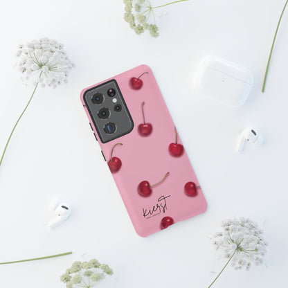 Cherries Samsung Galaxy Phone Case | Sweet Meets Sophisticated in This Standout Cover