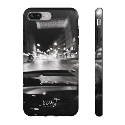 Faded Summer Nights iPhone Case | A Cinematic Blur of City Lights and Nostalgia