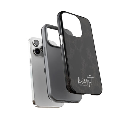 Black Leopard iPhone Case