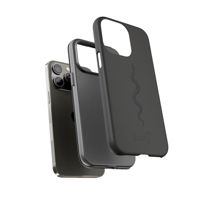 Long Black Snake iPhone Case | Subtle Edge, Quiet Power