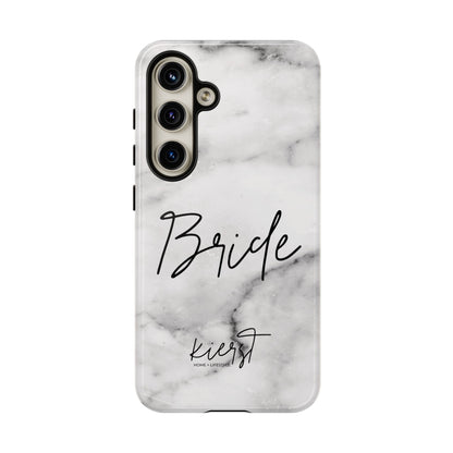 Bride Lived-In White and Grey Marble Samsung Galaxy Phone Case