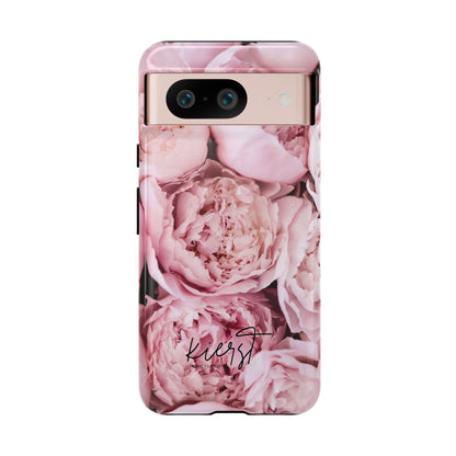 Pink Peonies Google Pixel Phone Case | Romantic Florals, Everyday Function