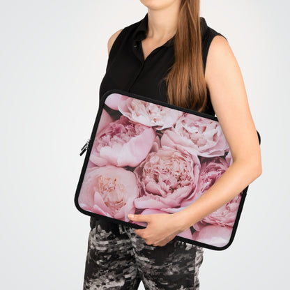 Pink Peonies Laptop Sleeve