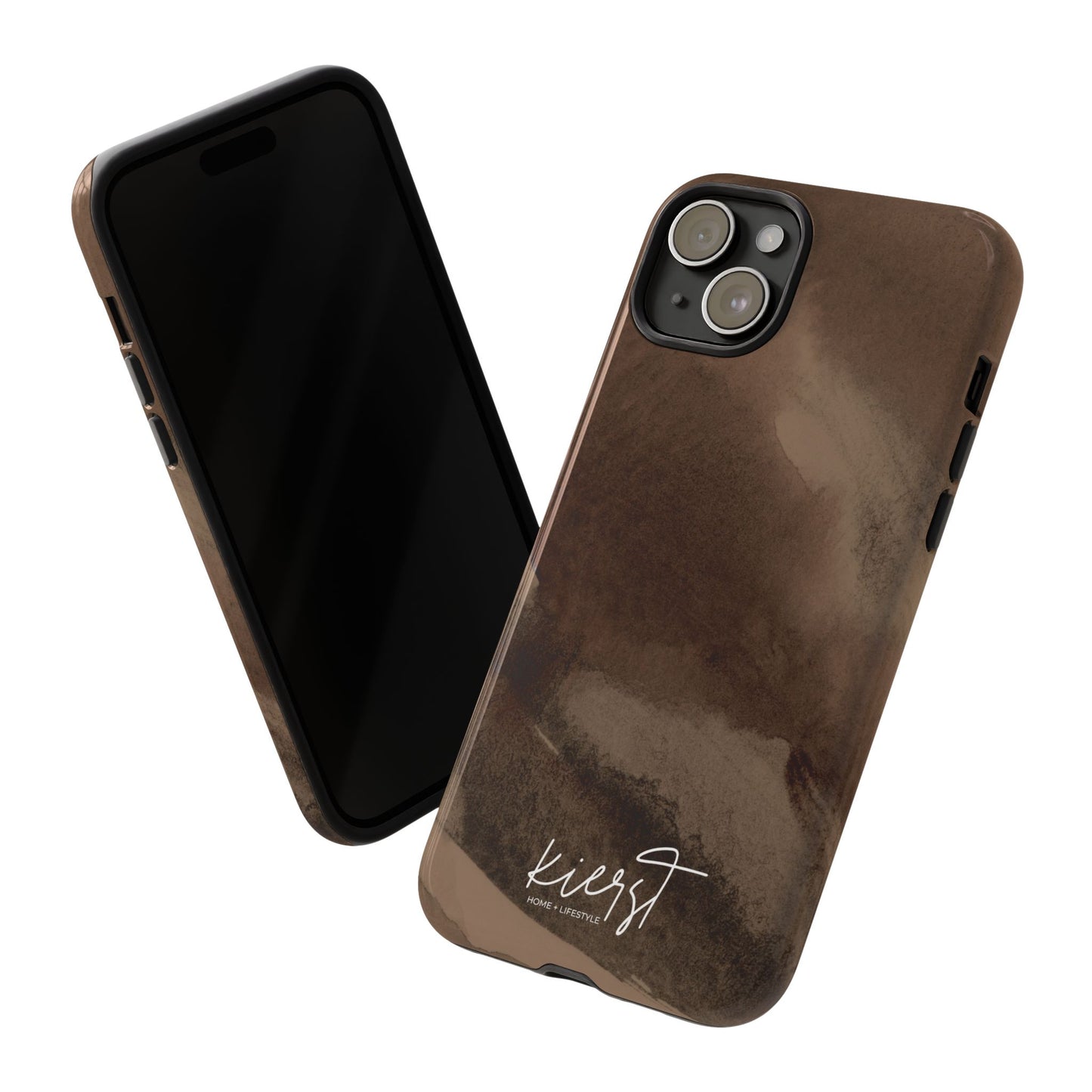 Brown Abstract iPhone Case