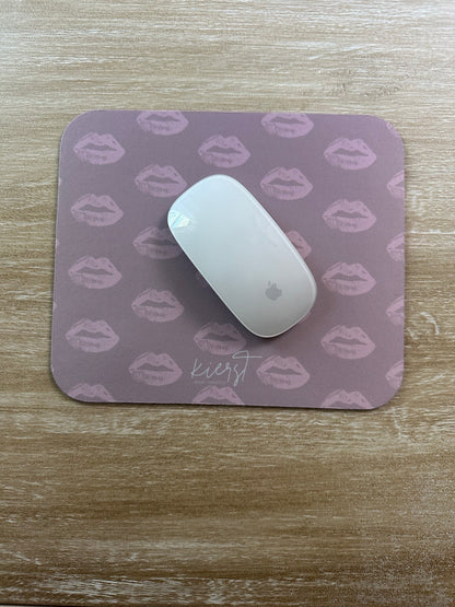 Pillow Talk-Inspired Lip Print Mouse Pad