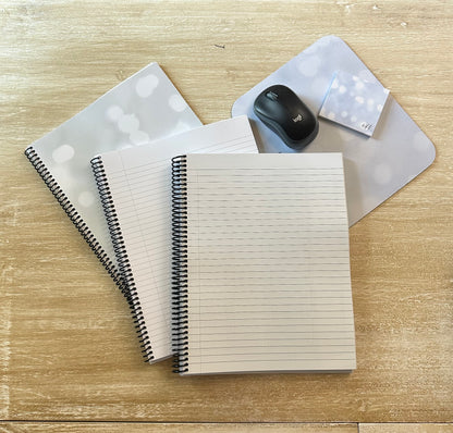 White Sparkle Notebook