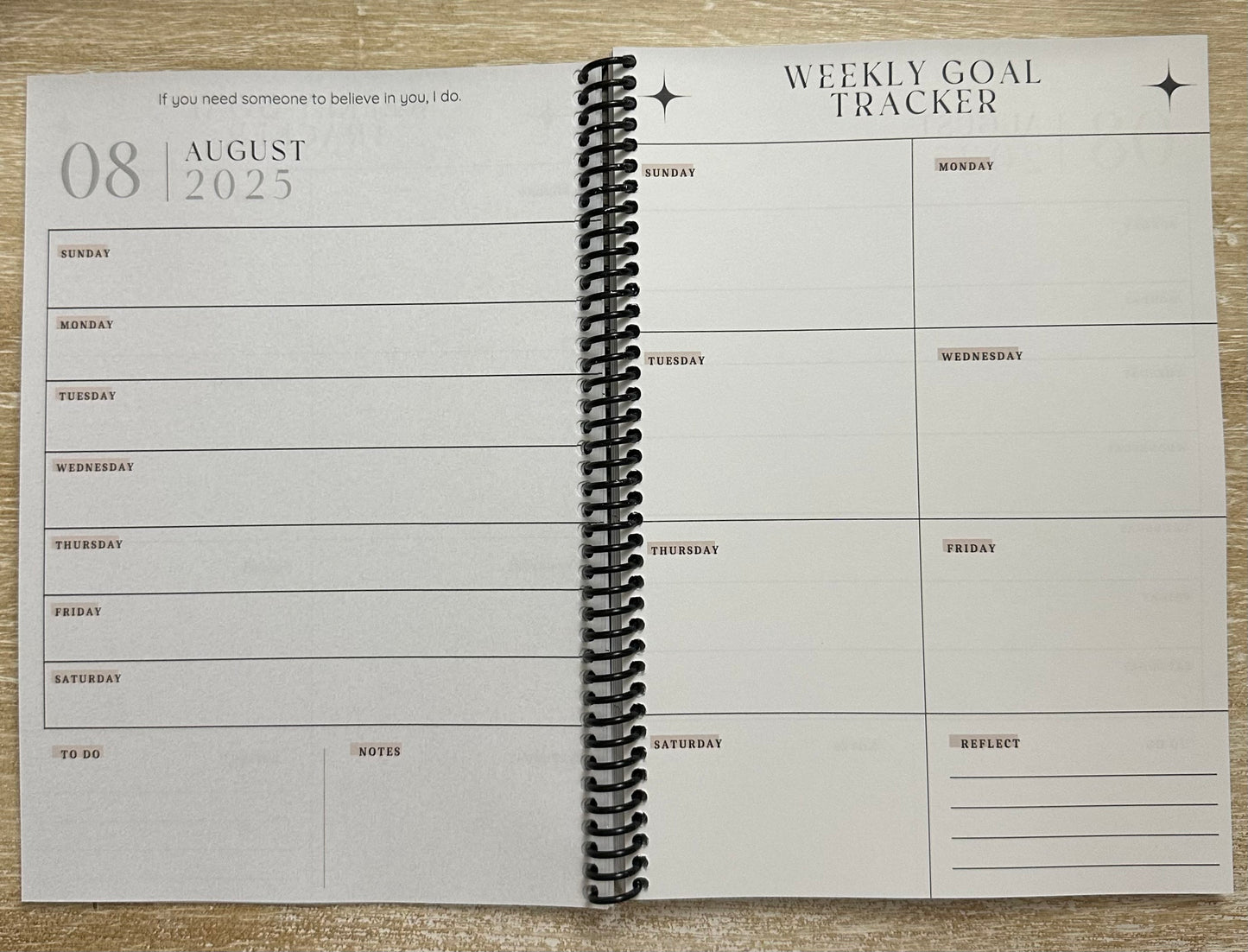 Academic Year Planner Lived-In Grey Marble