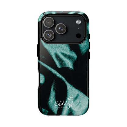 Emerald Silk Print iPhone Case