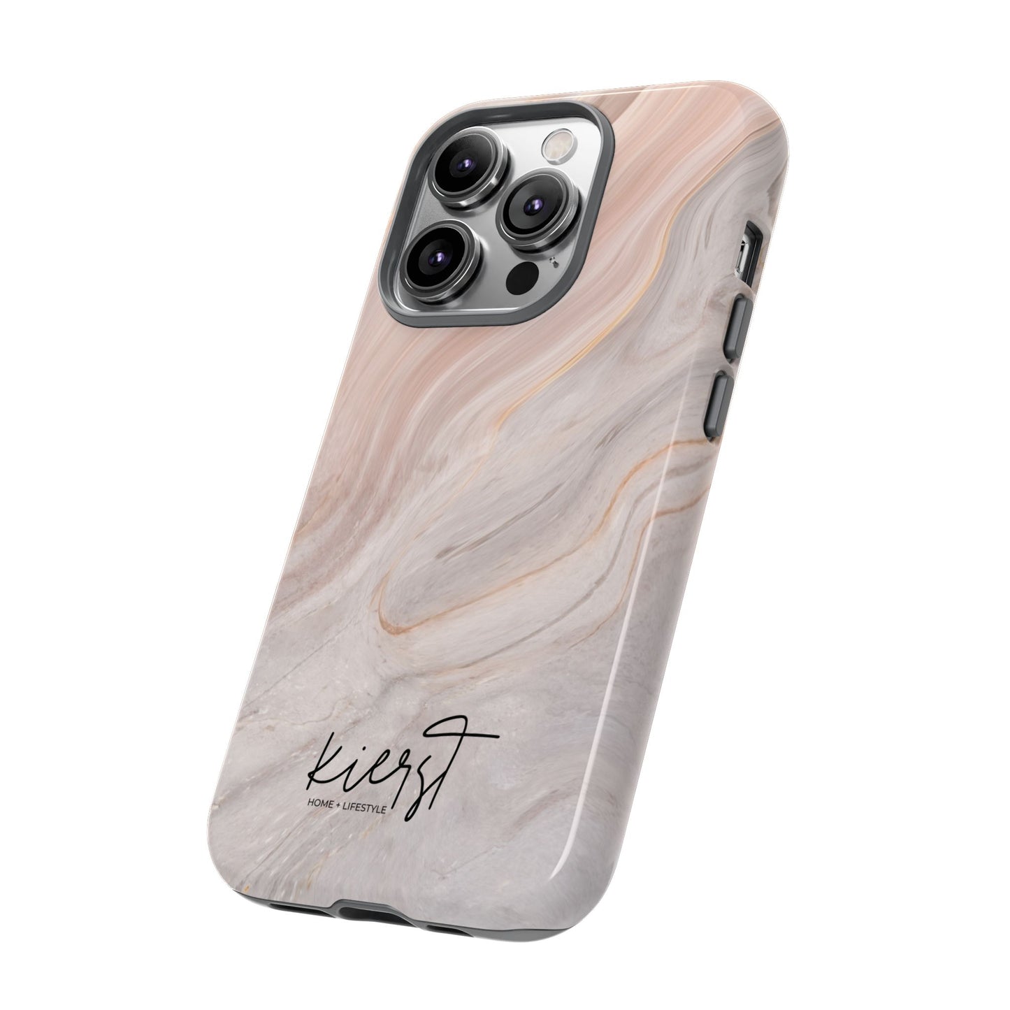 Blush Swirl Marble iPhone Case | Soft Curves, Strong Protection