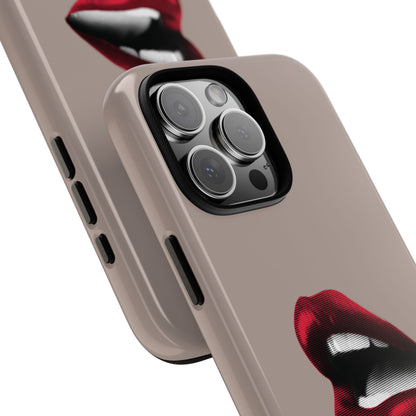 Vintage Red Lips iPhone Case | Pop Art Meets Polished