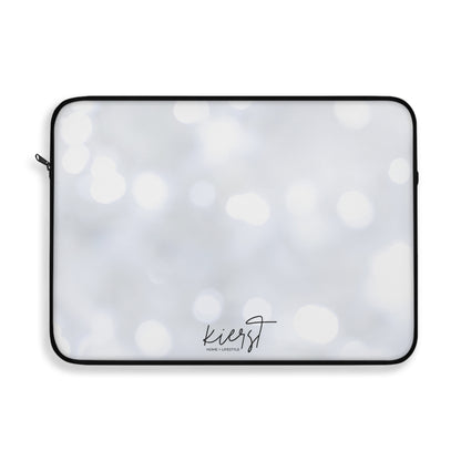 White Sparkle Laptop Sleeve