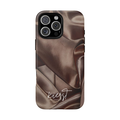 Chocolate Silk Print iPhone Case