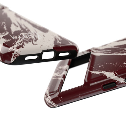 Cream Marble on Signature Velvet Noir Google Pixel Phone Case