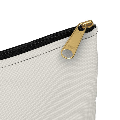 Vintage Fashion Sketch Accessory Pouch – Elegant Couture Illustration on Bone