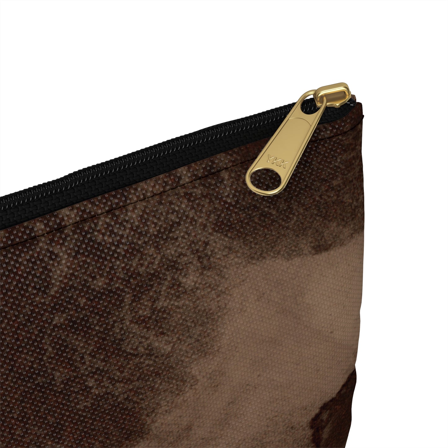 Brown Abstract Accessory Pouch | Elevated Everyday