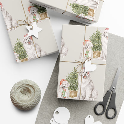 Christmas Dogs Gift Wrapping Paper