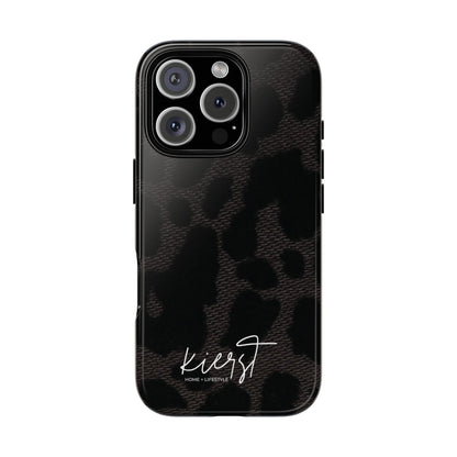 Black Leopard iPhone Case