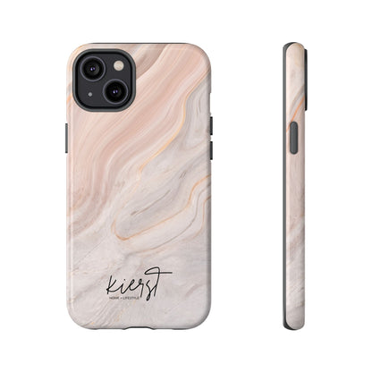 Blush Swirl Marble iPhone Case | Soft Curves, Strong Protection