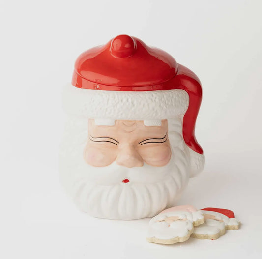 Red Santa Cookie Jar