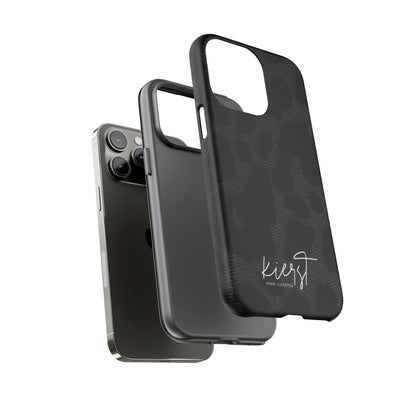 Black Leopard iPhone Case