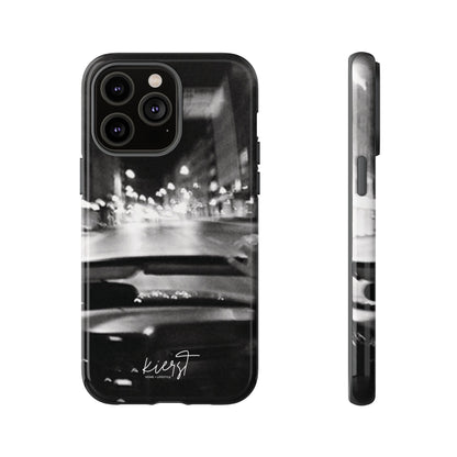 Faded Summer Nights iPhone Case | A Cinematic Blur of City Lights and Nostalgia
