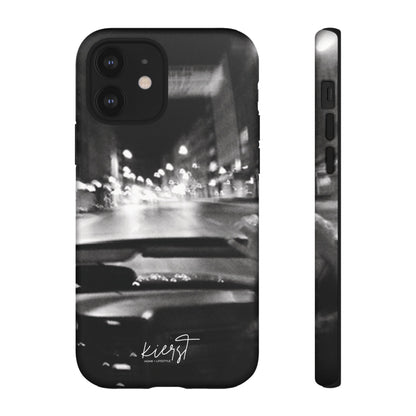 Faded Summer Nights iPhone Case | A Cinematic Blur of City Lights and Nostalgia