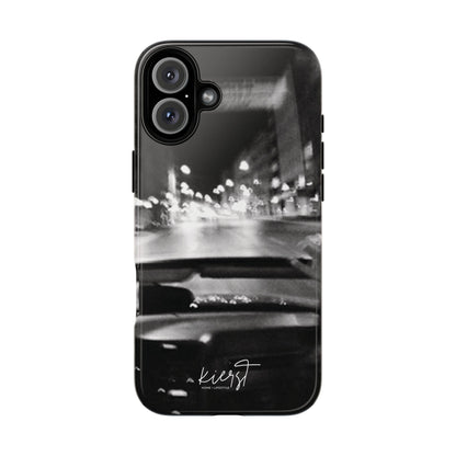 Faded Summer Nights iPhone Case | A Cinematic Blur of City Lights and Nostalgia