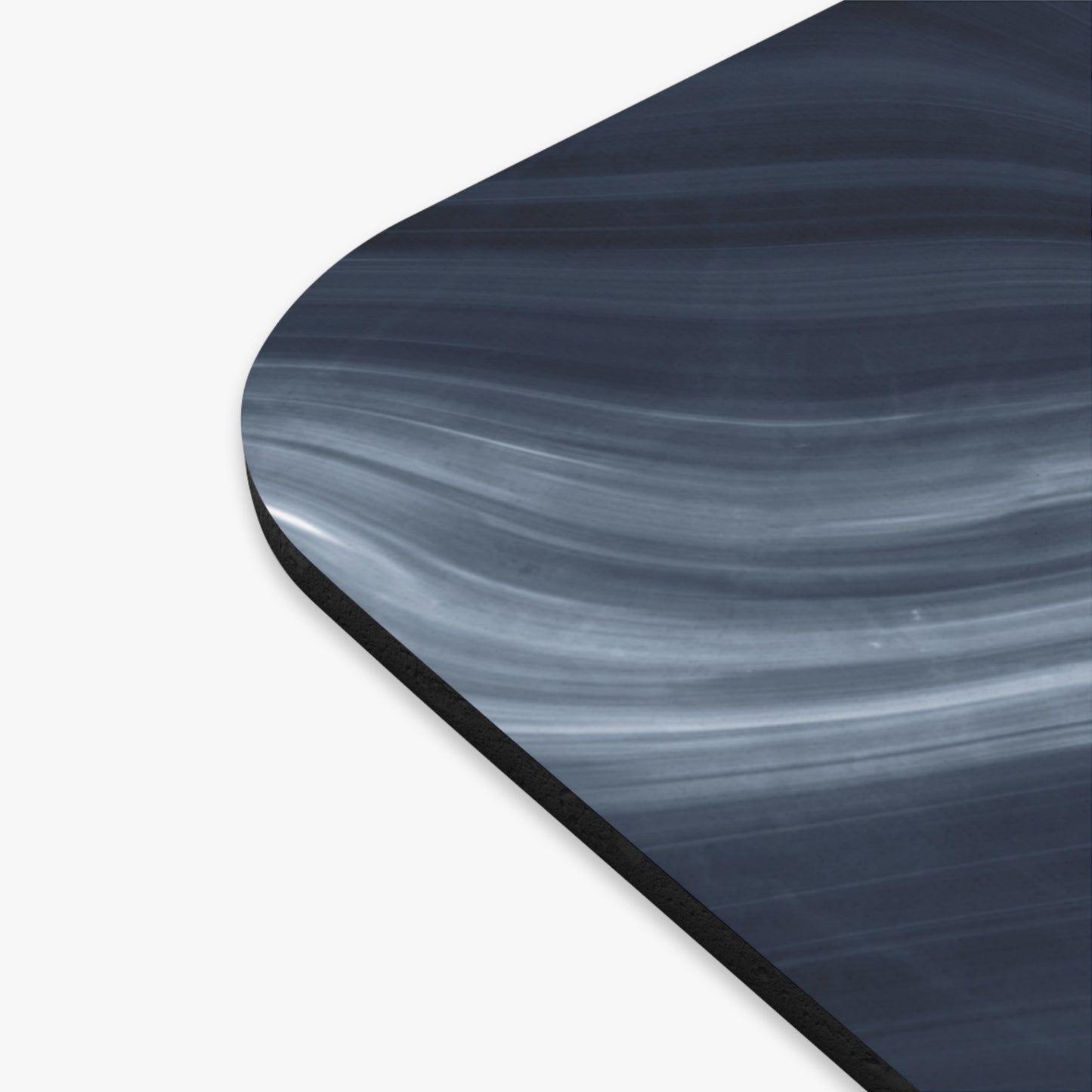 Navy Marble Mouse Pad