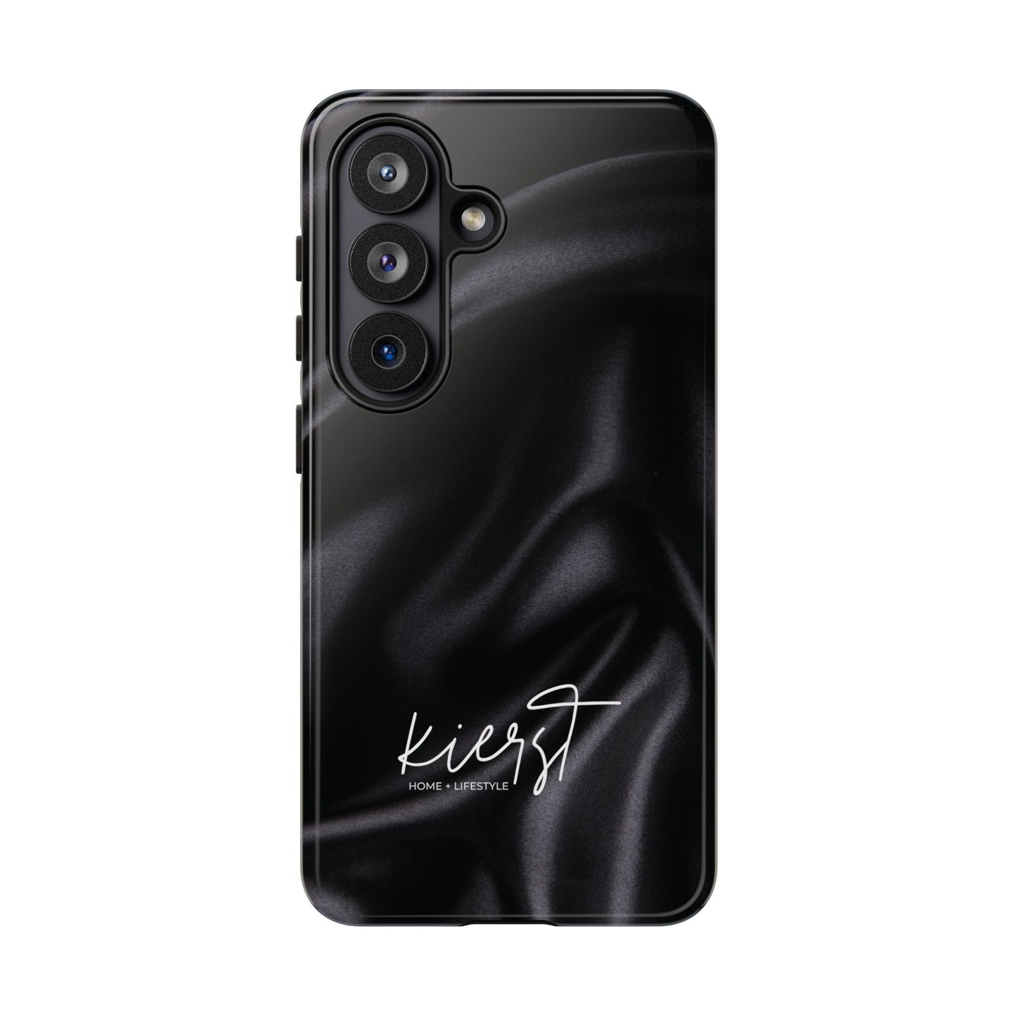 Black Silk Print Samsung Galaxy Phone Case