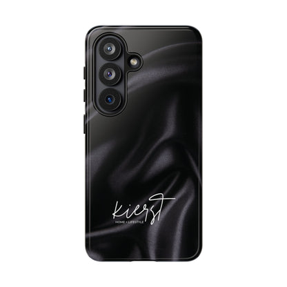 Black Silk Print Samsung Galaxy Phone Case
