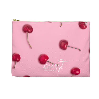 Cherries Accessory Pouch – Limited Edition Pop Cherry Print on Vibrant Pink