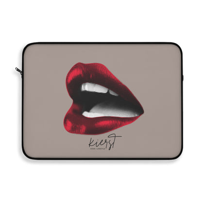 Vintage Red Lips Laptop Sleeve | Bold Glamour with a Retro Twist