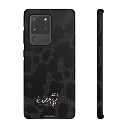 Black Leopard Samsung Galaxy Phone Case