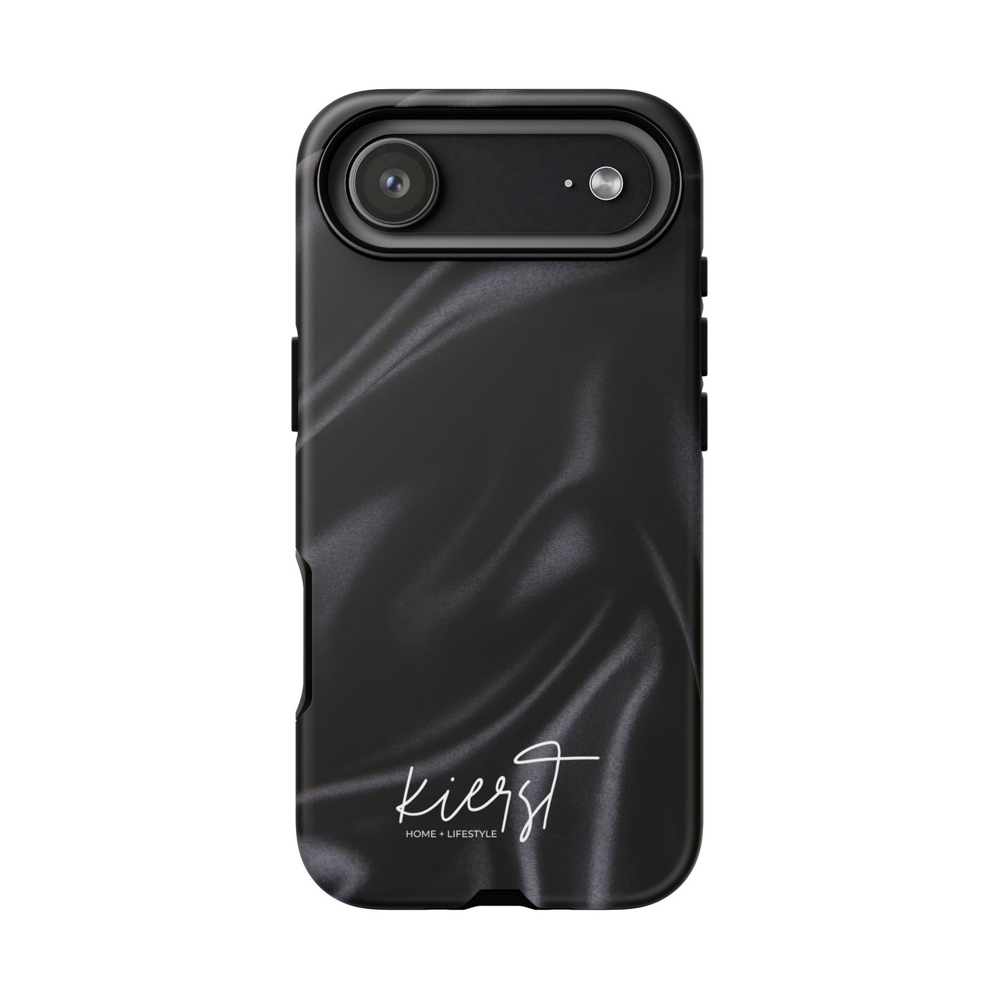 Black Silk Print iPhone Case