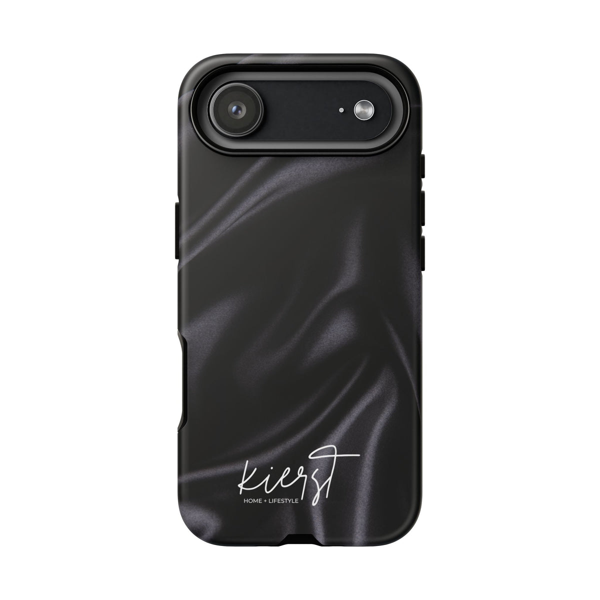 Black Silk Print iPhone Case