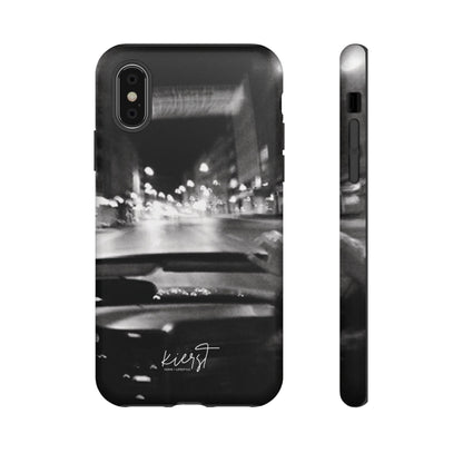 Faded Summer Nights iPhone Case | A Cinematic Blur of City Lights and Nostalgia