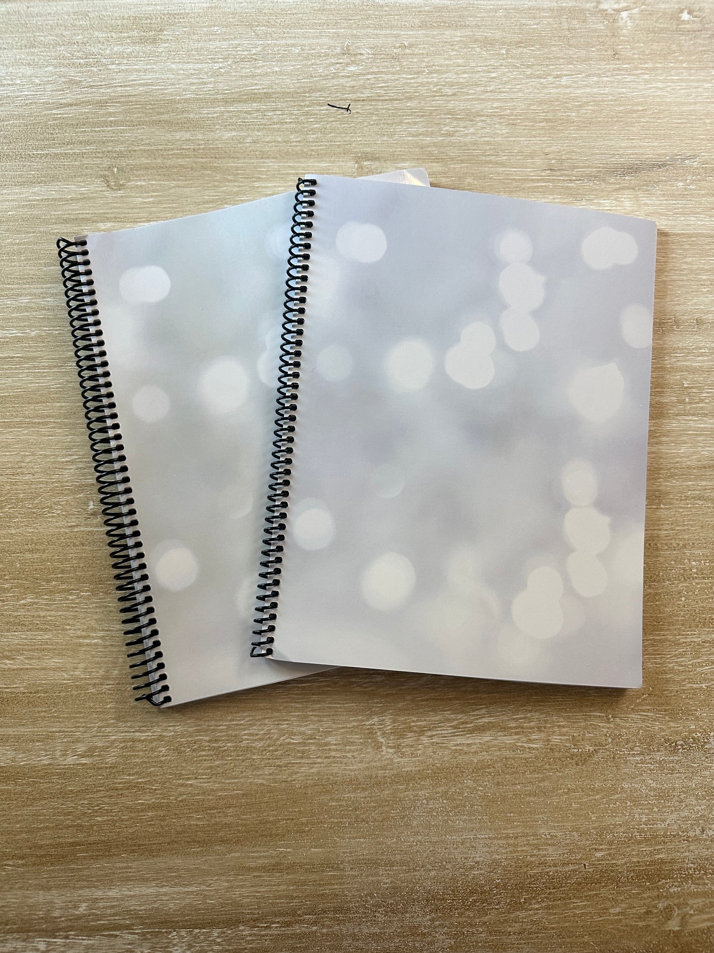 White Sparkle Notebook
