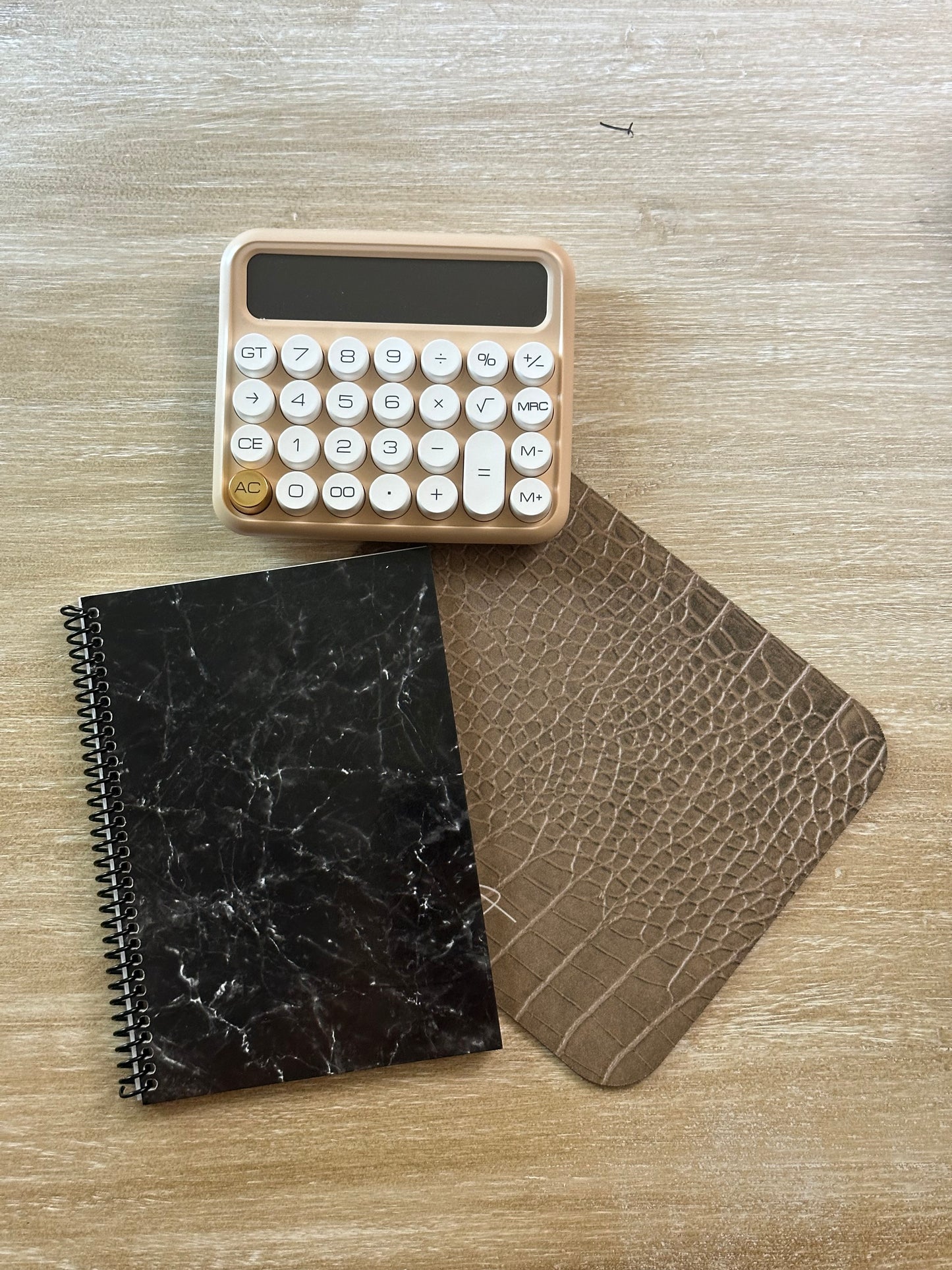 Tan Desk Calculator