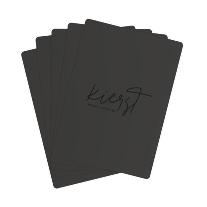 Charcoal Poker Playing Cards – kierst Home + Lifestyle Deck