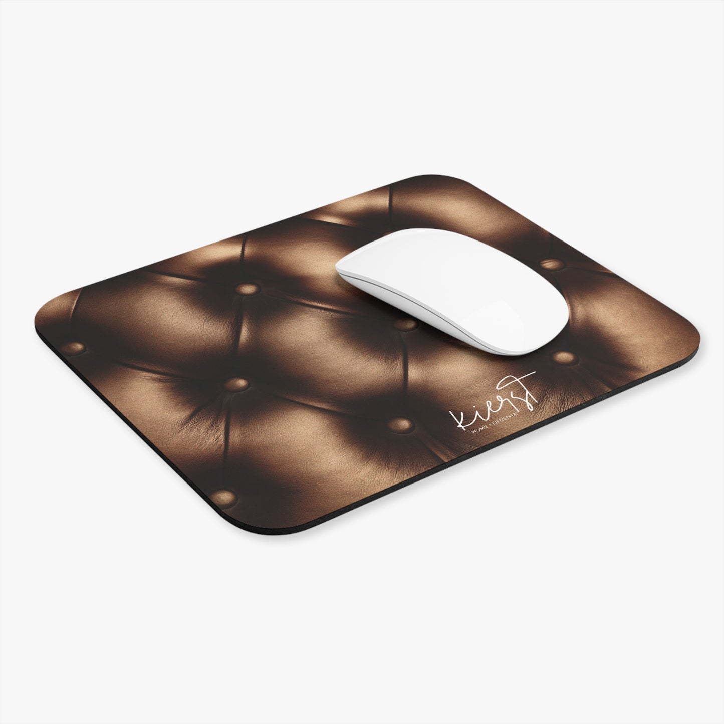 Bronze Tufted Mouse Pad | Luxe Desk Accent